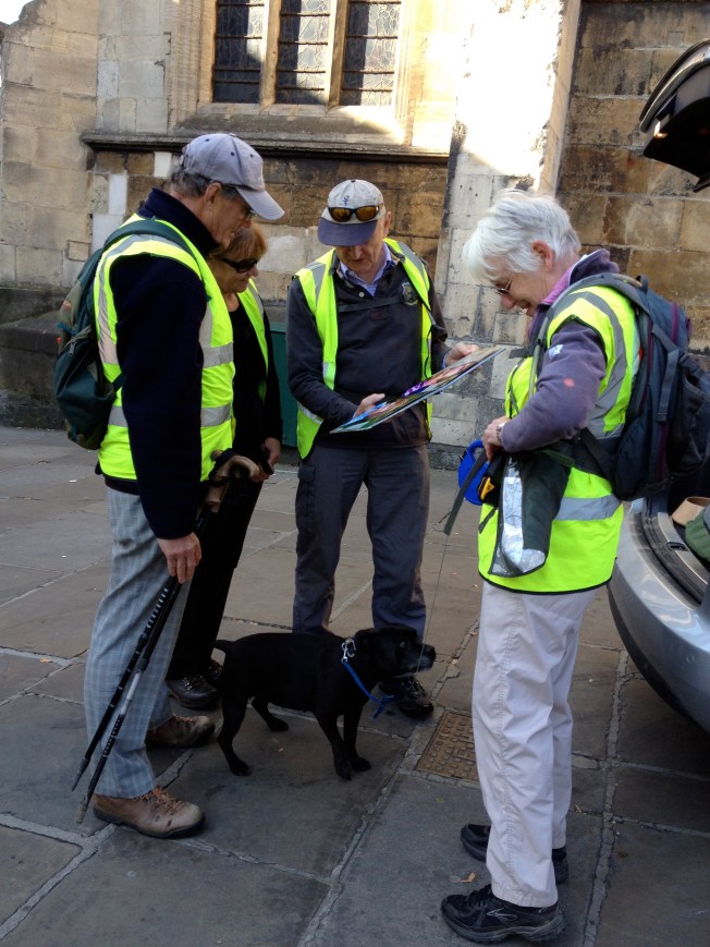 ZANE - starting the ZANE walk from York to Canterbury in September 2012