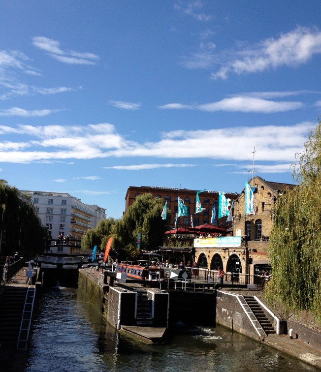 Camden Lock Market on Regent's Canal, London