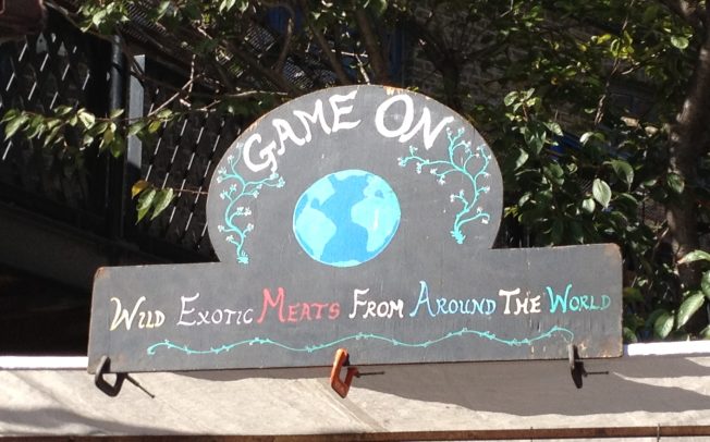 Fresh food in Camden Lock Market's West Yard - London