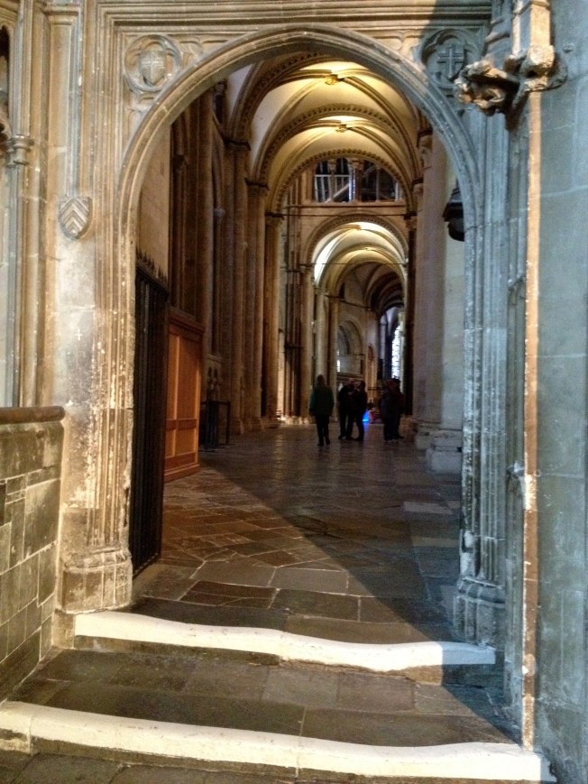 The quiet of Canterbury Cathedral