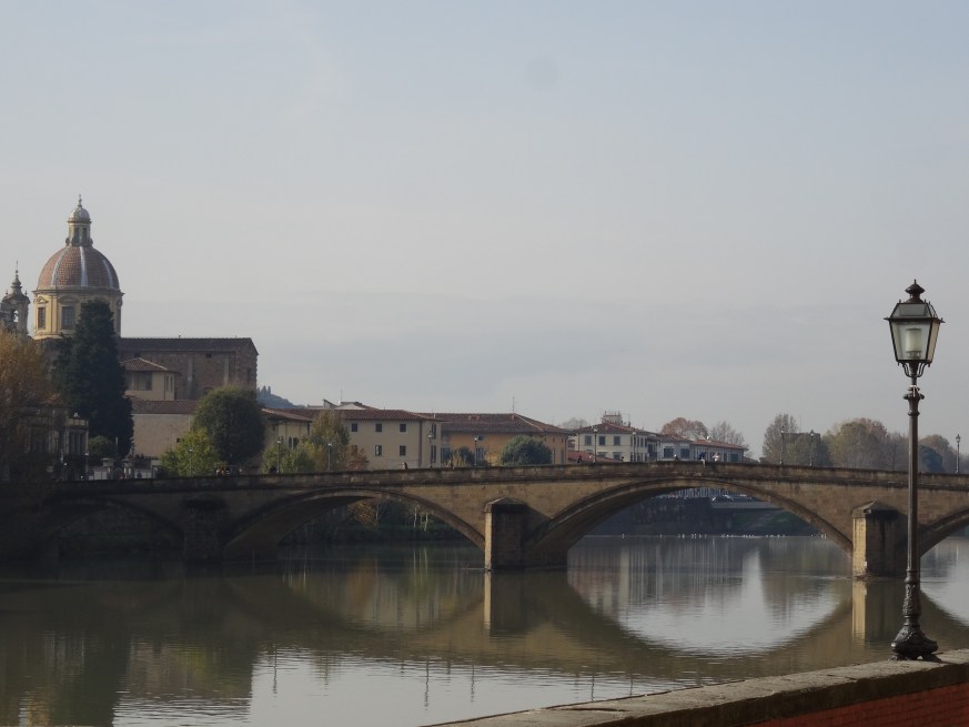 View along the River Arno in Florence