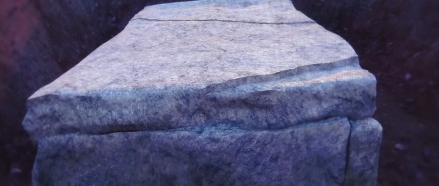 The well-sealed Tomb of the Diver as found in Paestum