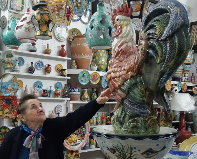 Signora Avallone and the King of Cockerels