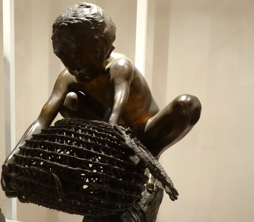 Il piscatore di polpi by Achille d'Orsi (1845 - 1929)