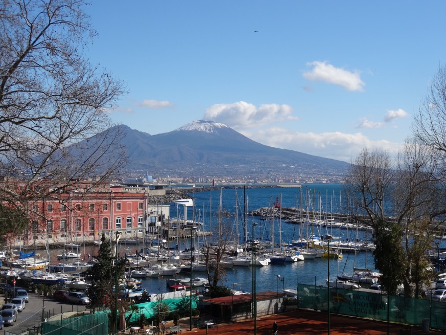 Vesuvius on a balmy day