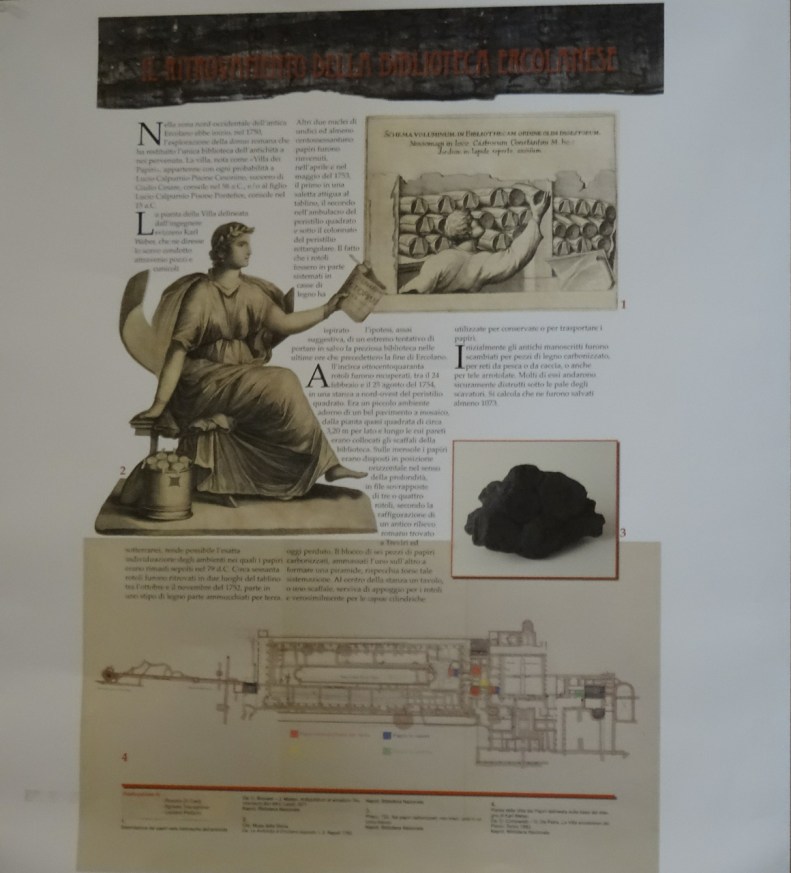 Papyri scrolls of Herculaneum