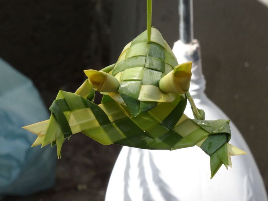 Reed frog made by Chinese hands in Naples