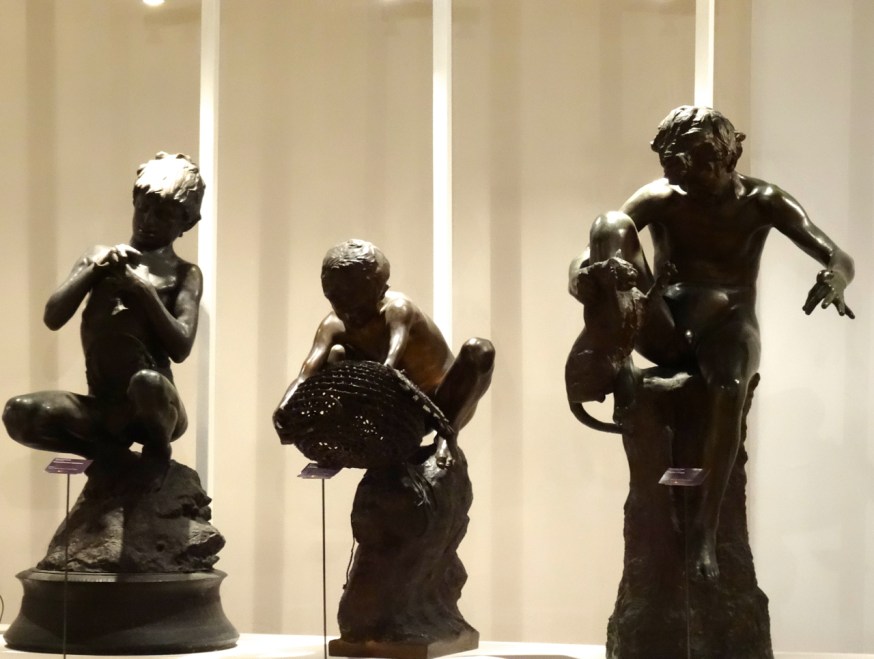 Bronzes of boys
