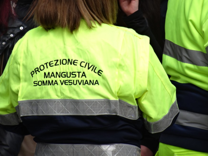 On the street for the Pope in Naples