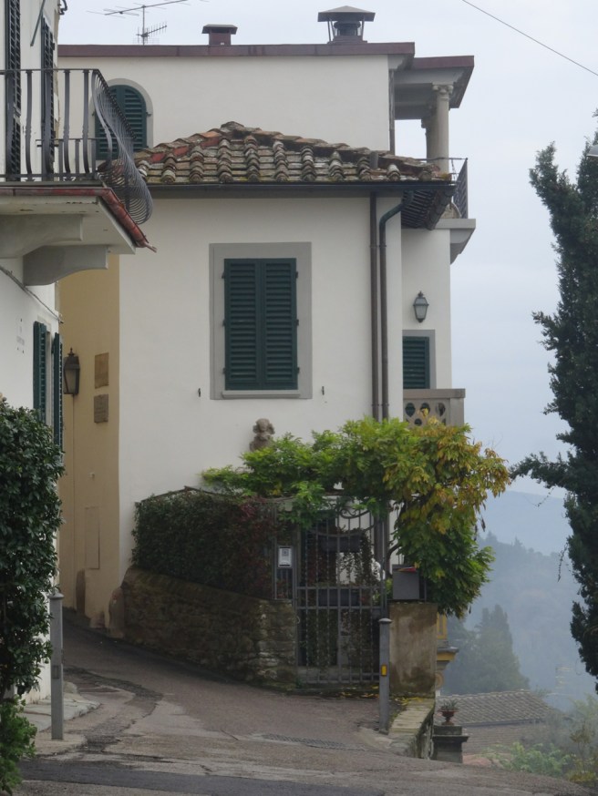 House that the American architect Frank Lloyd Wright stayed at in Fiesole in 1910