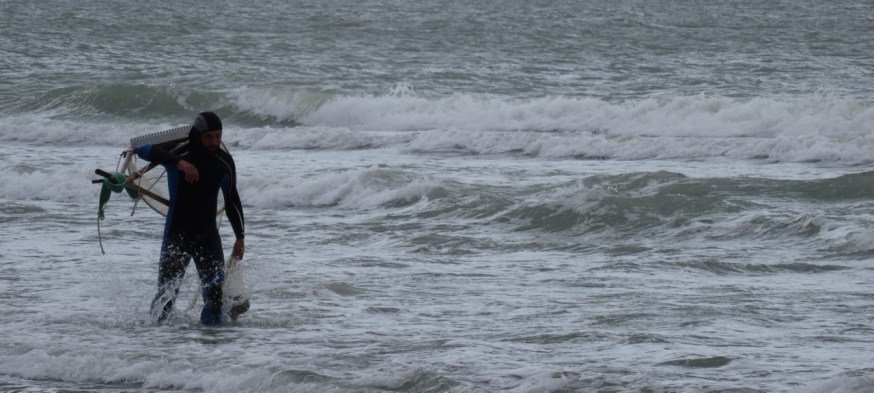 The catch comes home