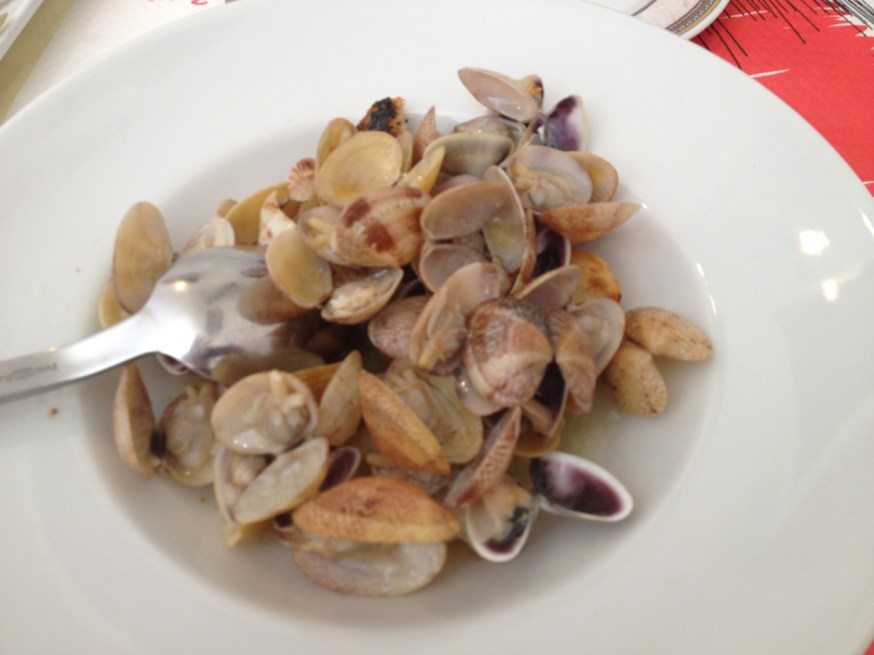 Telline for lunch the next day in Naples