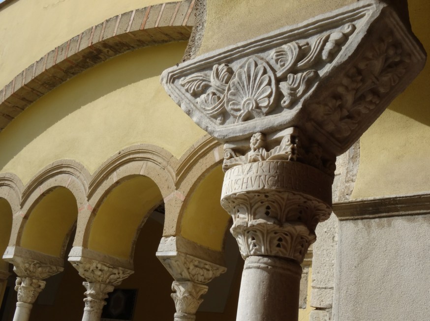 The cloister of Santa Sofia in Benevento