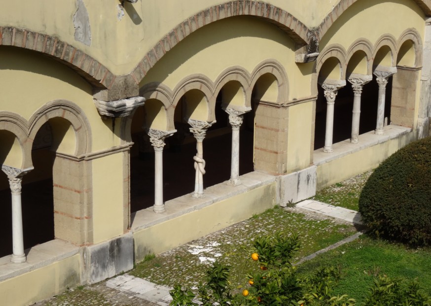 The cloister of Santa Sofia in Benevento