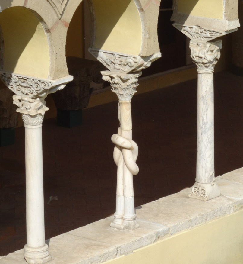 The cloister of Santa Sofia in Benevento