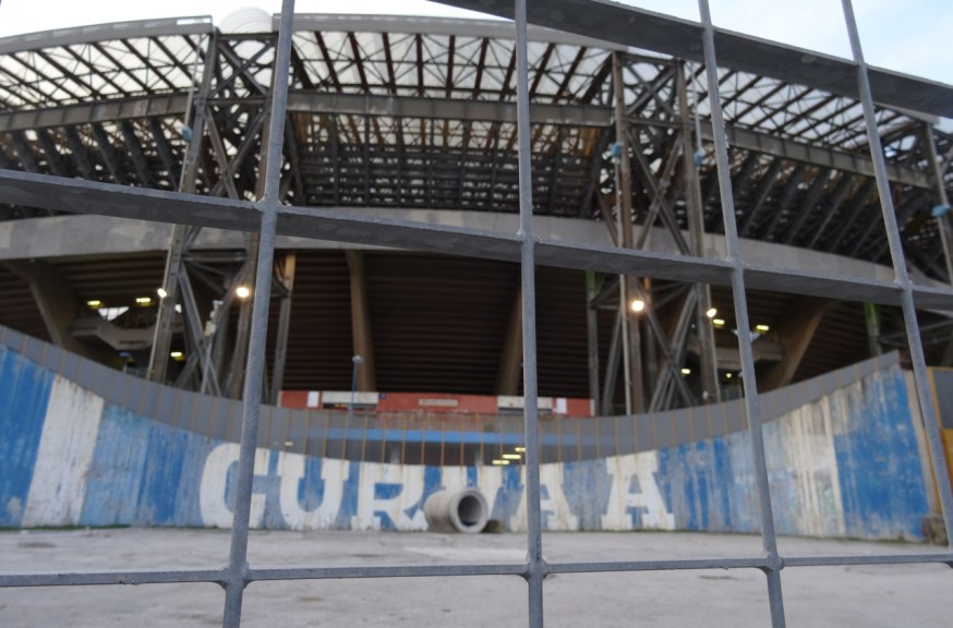 The San Paolo Stadium in Naples