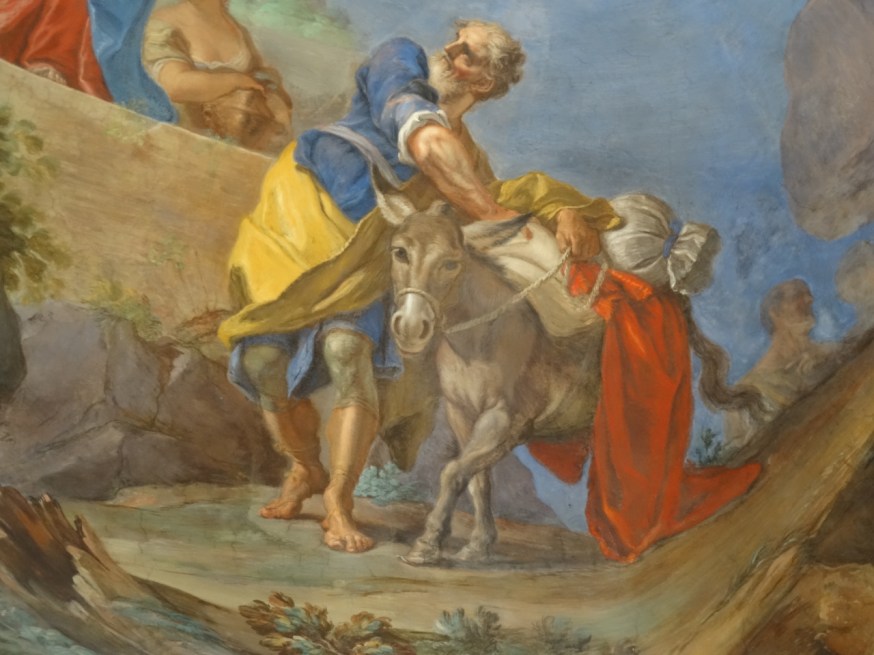 Ceiling detail in the Palazzo Reale di Portici