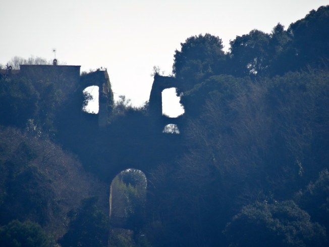 The Arco Felice across the valley from Cuma