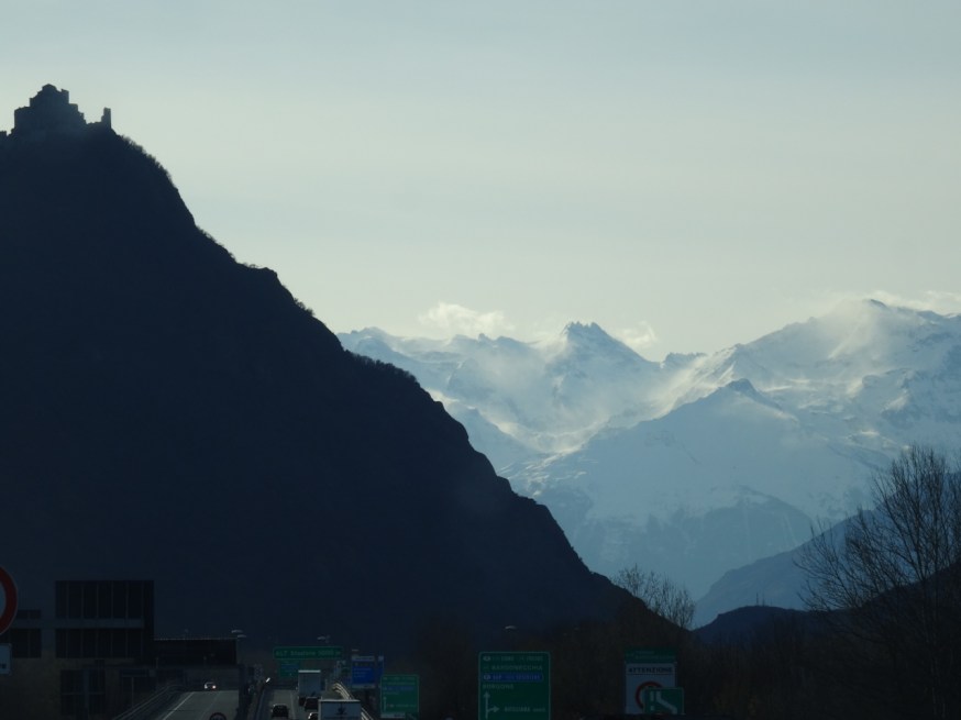 Into the Alps towards France