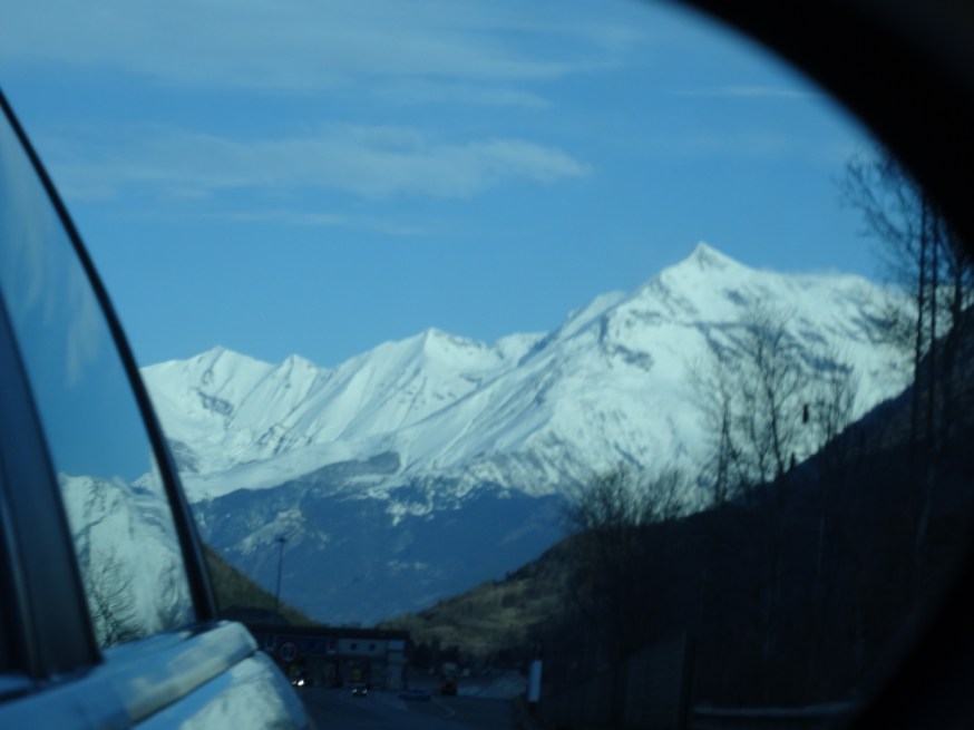 The Alps towards Italy