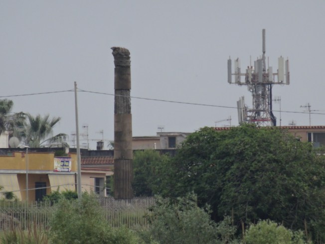 Ruins of Liternum on the edge of Lago di Patria