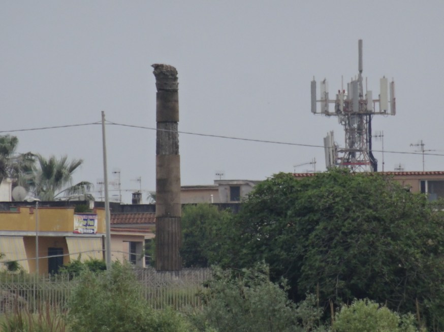 Ruins of Liternum on the edge of Lago di Patria