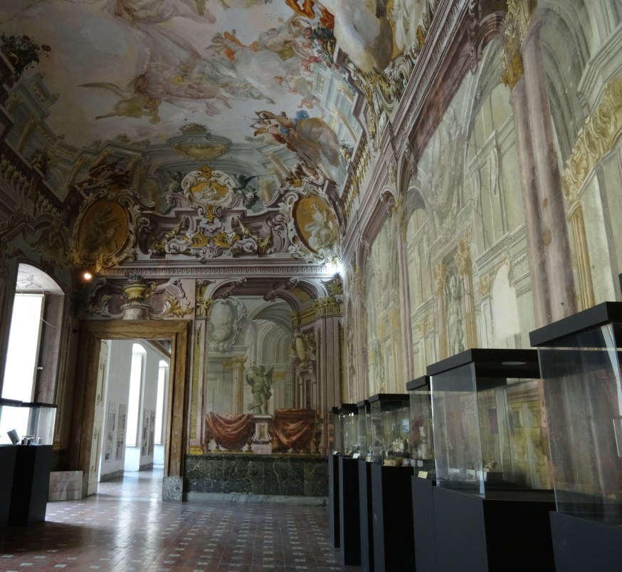Agricultural displays in the Palazzo Reale di Portici