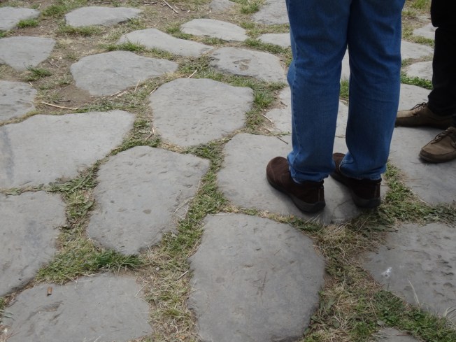 The original Via Domitiana built in AD 95 by the Emperor Domitian