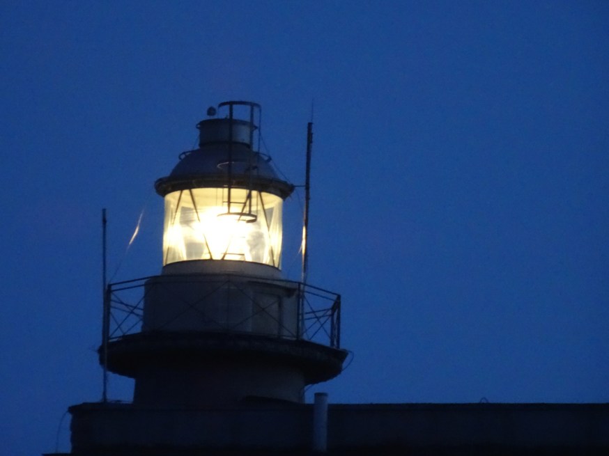 The light at Capo Miseno, Bácoli. The lighthouse was bombed in WWII and rebuilt in 1954