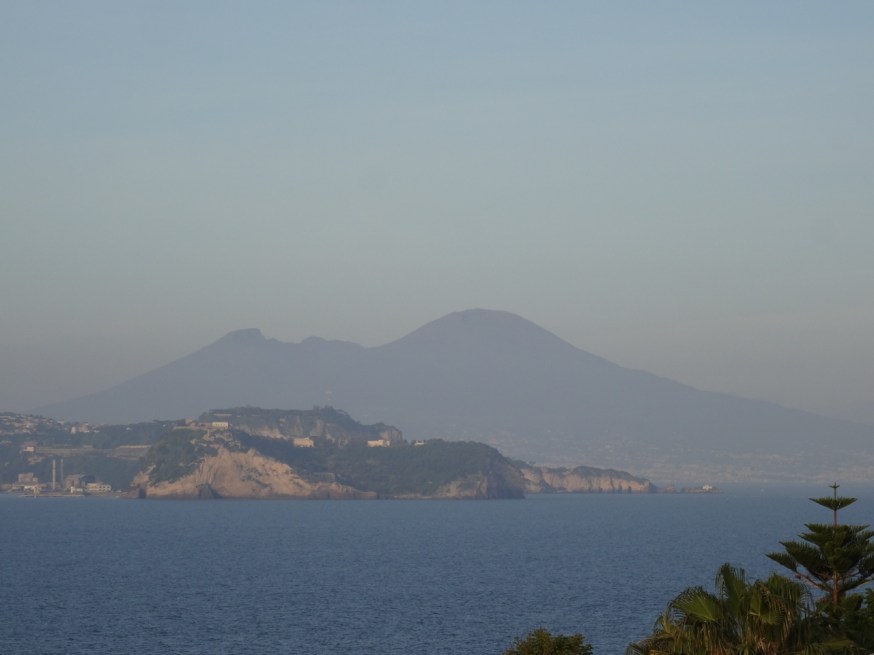 Vesuvius on the horizon - all innocence