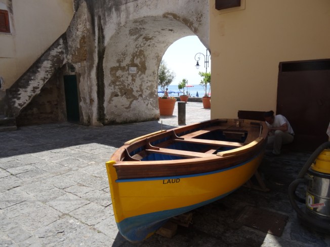 An old arch in Cetara on the Amalfi Coast