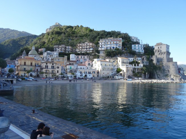 Cetara on the Amalfi Coast as the sun sets