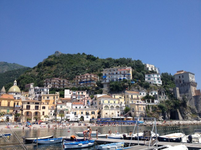 The fishing village of Cetara on the Amalfi Coast in Italy