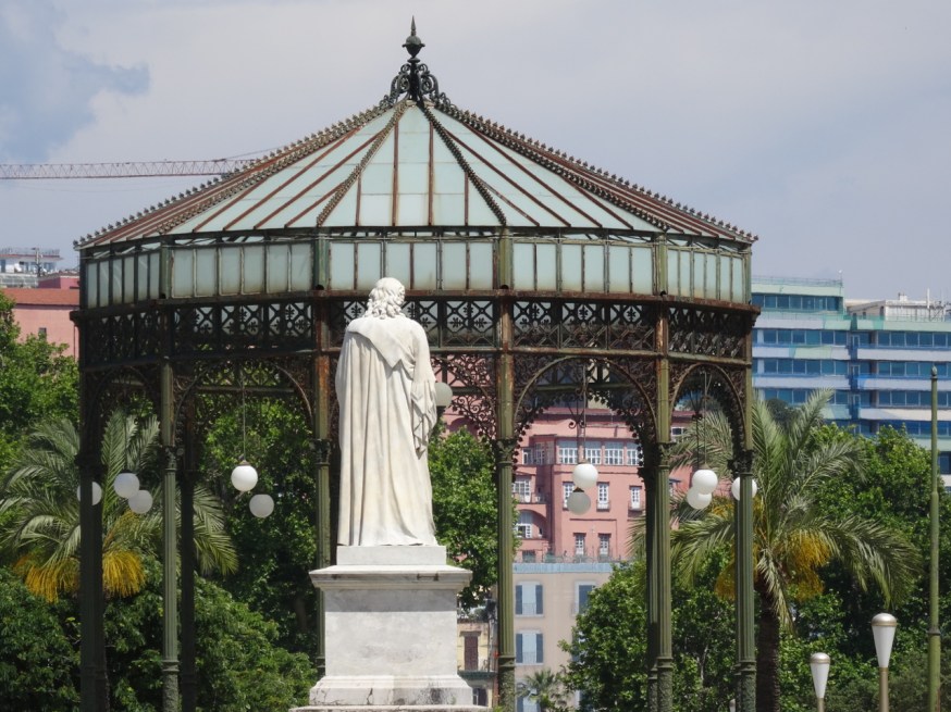 The bandstand in the Villa Comunale in Naples