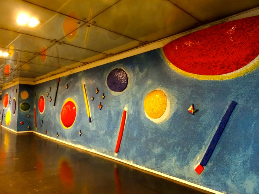 Piazza Dante Metro station in Naples, Italy