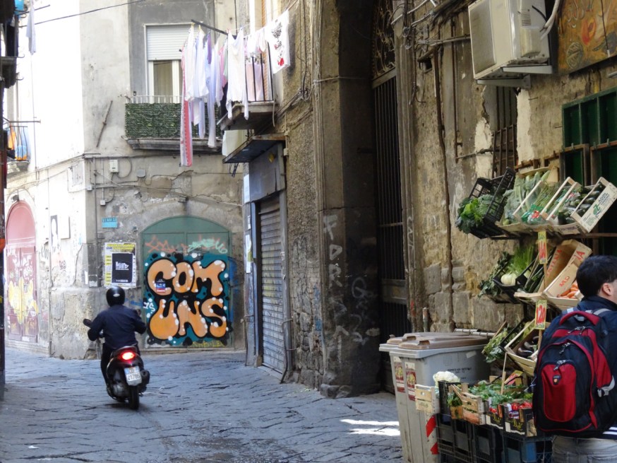 A street in Naples, Italy