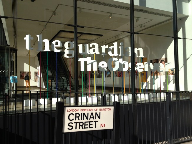 Our host for the day in London