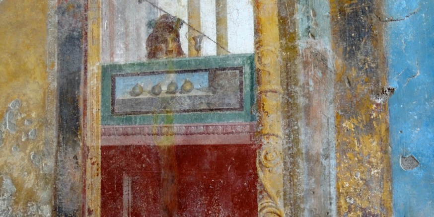 Detail from a fresco - Villa Arianna in Stabiae