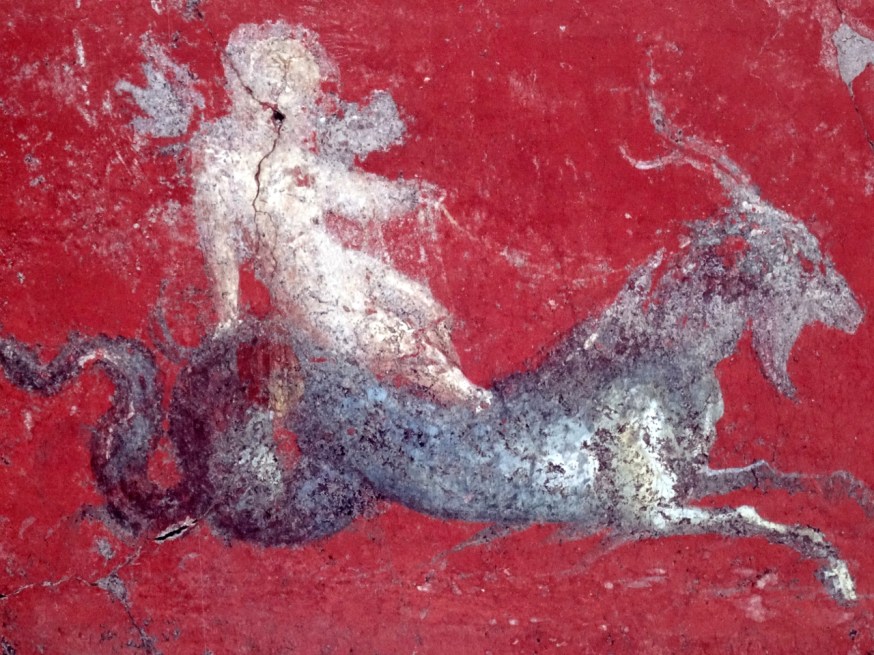 Detail from a fresco - Villa Arianna in Stabiae