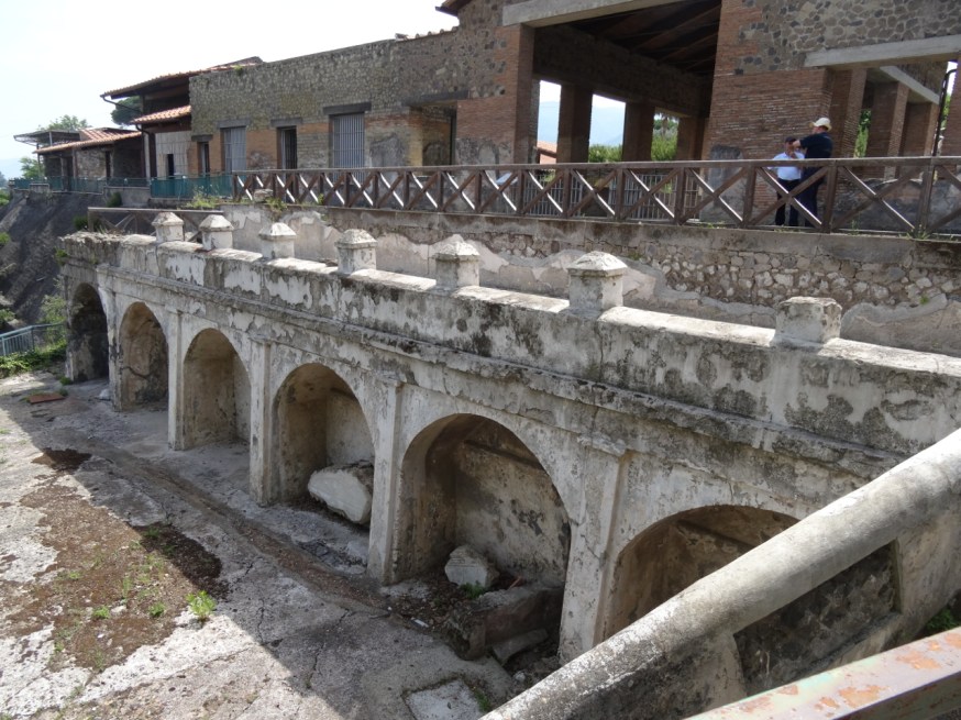 The terraces and walkways of the Villa Arianna in Stabiae