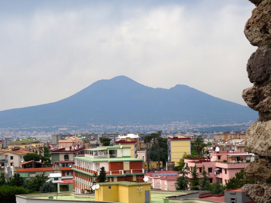 The view of Vesuvius from the Villa San Marco