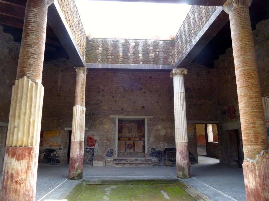 The atrium of the Villa San Marco in Stabiae