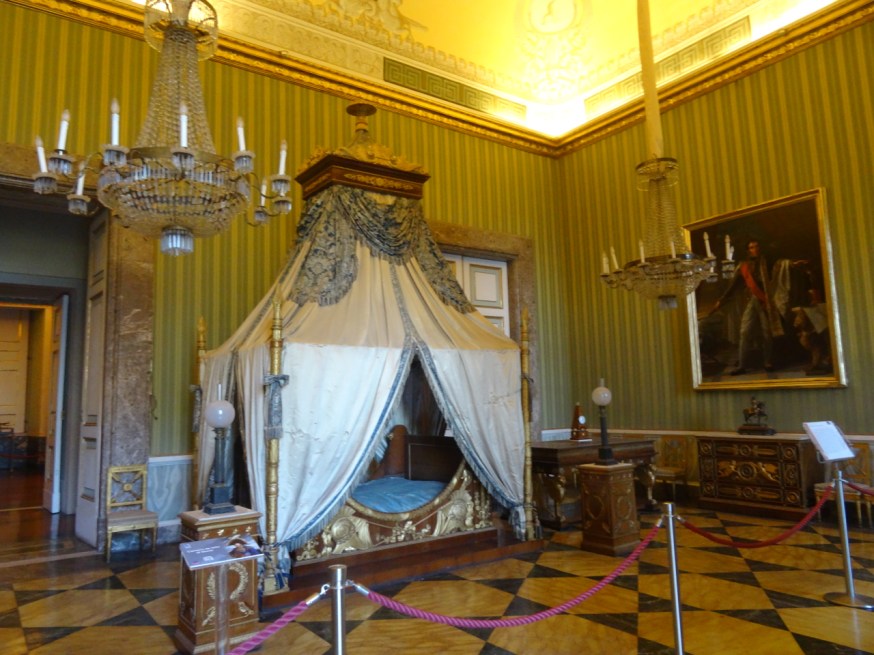The bedroom of Joachim Murat in the Royal Palace at Caserta