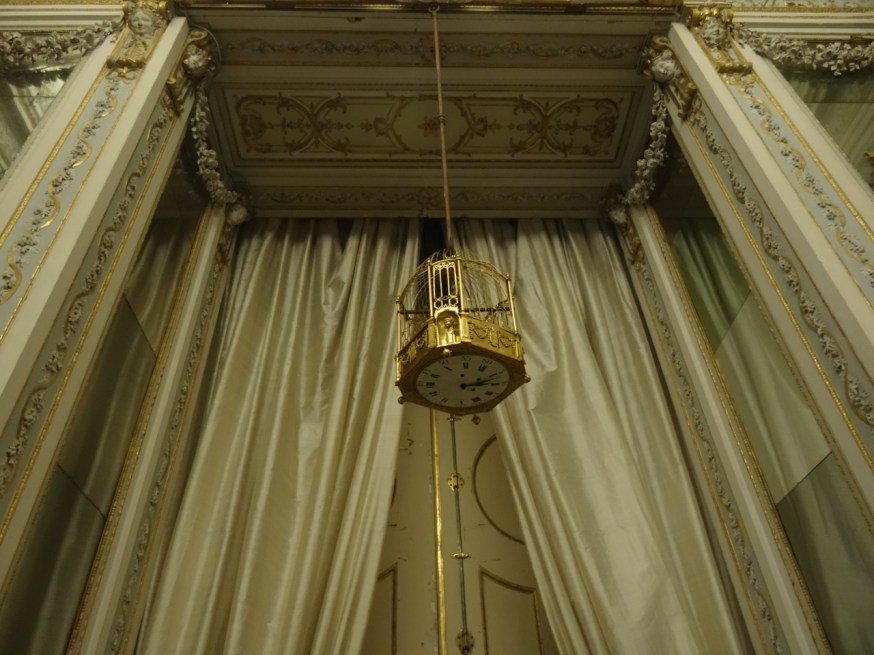 Birdcage clock in the Royal Palace at Caserta - a gift from the Queen of France, Marie Antoinette, to her sister, Mary Caroline - Queen of Naples