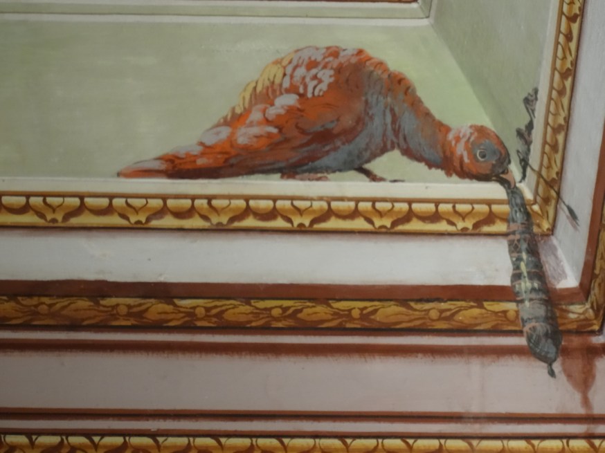 Detail from a ceiling in the Royal Palace of Caserta