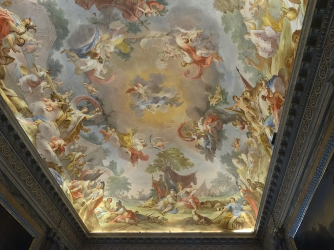 A ceiling in the Royal Palace at Caserta