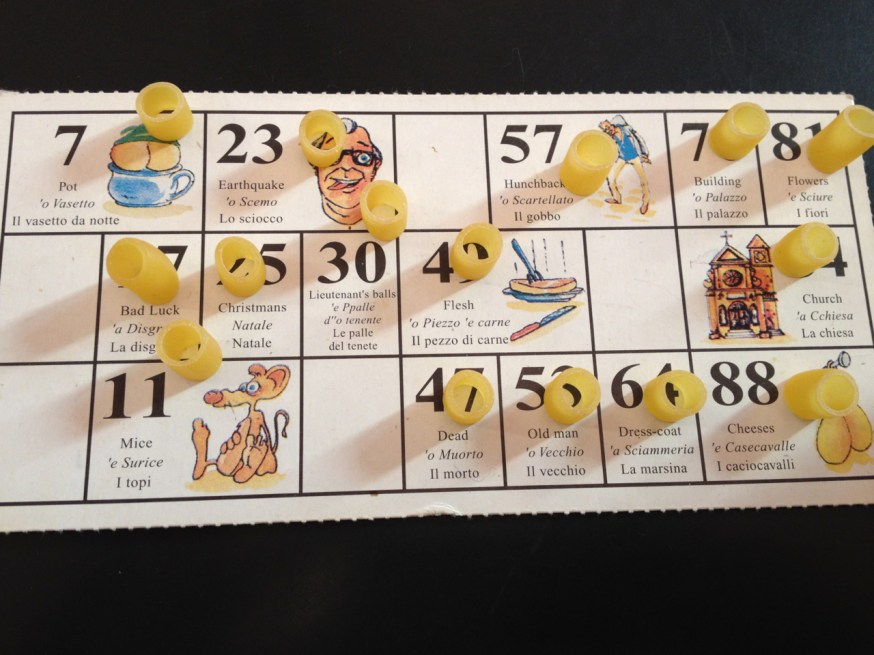 Tombola - a favourite at Christmas