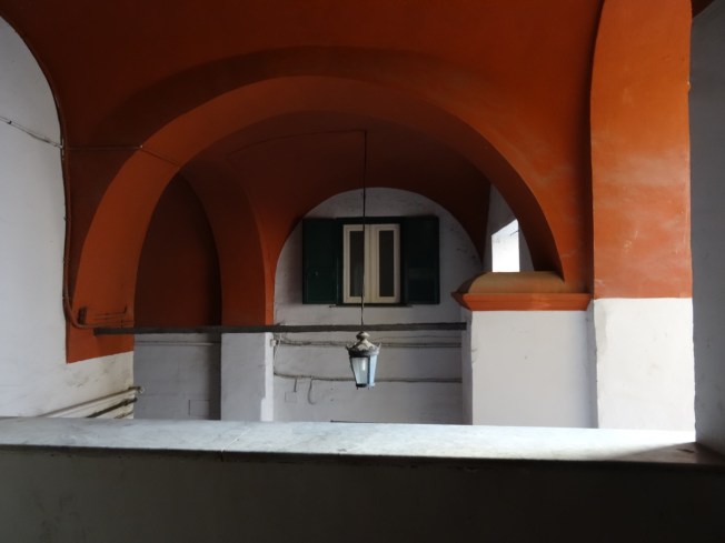 Each palazzo courtyard in Naples has its own feel
