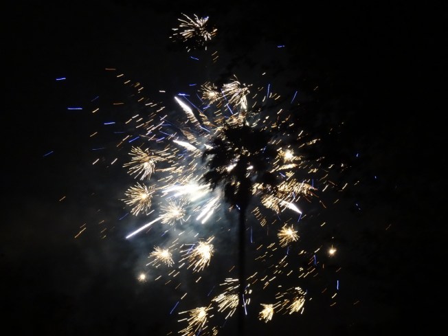 Hello 2016! Fireworks on the Bay of Naples, Italy
