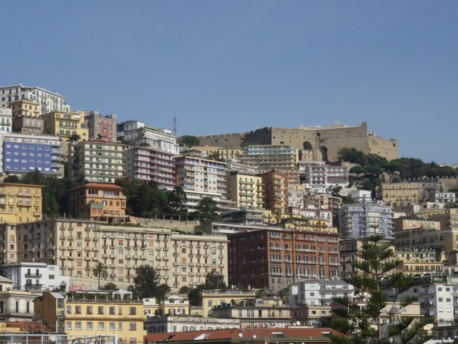 Castel Sant'Elmo (top right) has amazing views across Naples